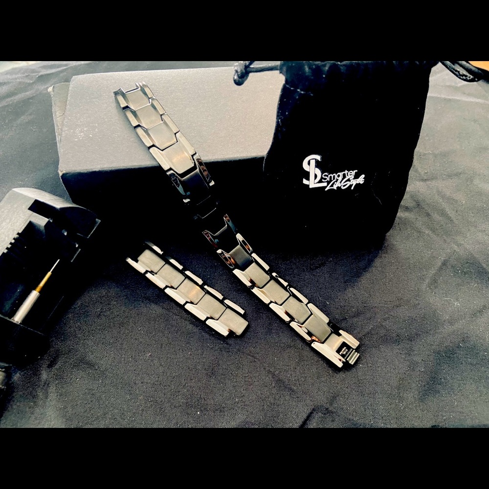 Mens surgical steel bracelet (sold)